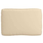 vidaXL Coussin de palette pour siège Beige 120x80x12 cm Tissu Oxford