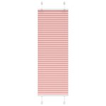 vidaXL Store plissé rose 50x100 cm largeur du tissu 49 4 cm polyester