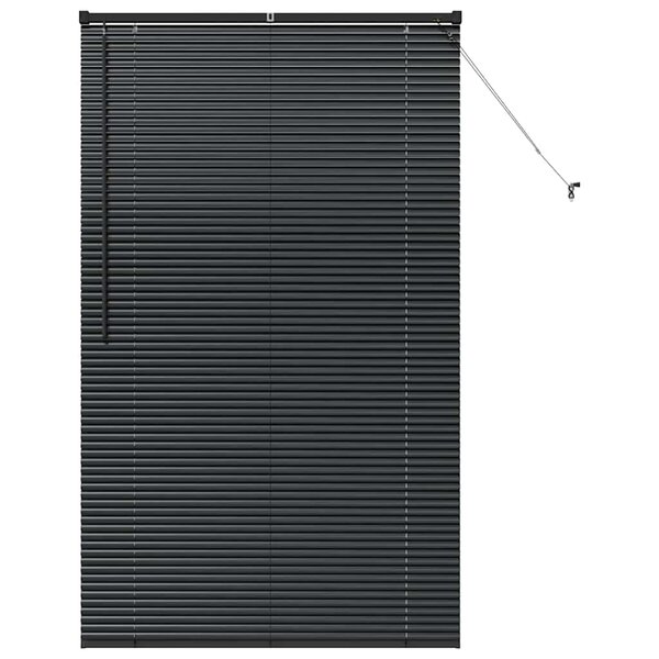 vidaXL Stores vénitiens Noir 175 x 105 cm Aluminium