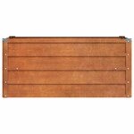 vidaXL Lit surélevé de jardin rouillé 100x40x45 cm acier corten