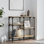 vidaXL Table console chêne sonoma 80x29x75 cm bois d'ingénierie
