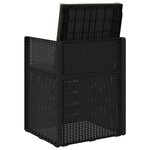 vidaXL Chaises de jardin salle à manger 2 Pièces Anthracite et taupe PP