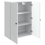 vidaXL Armoire Murale Blanc 66 x 34 5 x 90 cm Bois d'ingénierie