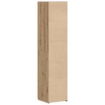 vidaXL Chêne artisan 40 x 42 5 x 185 cm Bois d'ingénierie