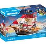 PLAYMOBIL 71418 - Chaloupe des pirates