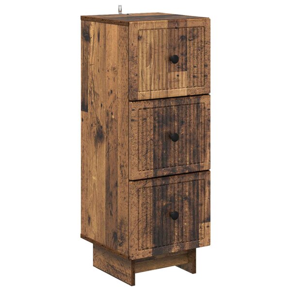 vidaXL Armoire à tiroirs Bois ancien 33 x 34 5 x 90 cm