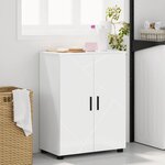 vidaXL Cabinet de salle de bain Blanc brillant 60 x 35 x 80 cm