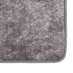 vidaXL Tapis lavable gris 150x230 cm antidérapant