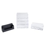 Distributeur De Cartes De Visite 1 Case - Noir - X 16 - Exacompta