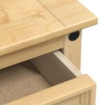 vidaXL Table de chevet Corona 53x39x84 cm bois de pin massif
