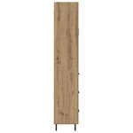 vidaXL Haut Armoire avec tiroir Chêne artisanal 69 5 x 34 x 180 cm