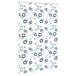 vidaXL Store enrouleur de douche avec cassette largeur du tissu 146 cm