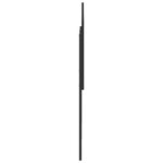 vidaXL Tête de lit Chêne noir 135 cm Bois d'ingénierie