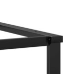 vidaXL Pieds de table à manger cadre en O 180x80x73 cm fonte