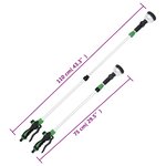 vidaXL Lance de pulvérisation télescopique avec 10 modèles 75-110 cm