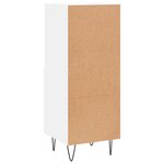 vidaXL Buffet blanc 34 5x34x90 cm bois d'ingénierie