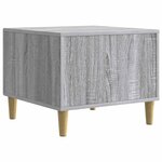 vidaXL Table basse Sonoma gris 50 x 49 x 40 cm Bois d'ingénierie