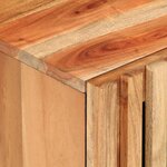 vidaXL Tables de chevet 2 Pièces 40x34x46 cm bois d'acacia massif