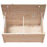 vidaXL Boîte de rangement 80x40x45 5 cm Bois massif de pin