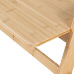 Bureau table poste de travail 123 x 53 x 80 cm bambou naturel 03_0009055