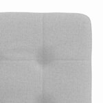 vidaXL Chaises à manger lot de 2 gris nuage tissu