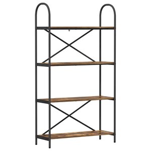 vidaXL Étagère Chêne fumé 80 x 30 x 146 cm Bois d'ingénierie