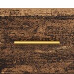 vidaXL Table de chevet Marron 40 x 35 x 47.5 cm Bois d'ingénierie