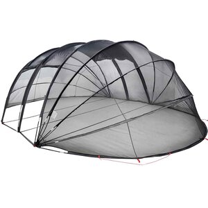 vidaXL Dôme de tente de piscine Transparent 538 x 440 x 204 cm