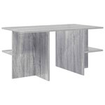 vidaXL Table basse Sonoma gris 87 x 50 x 45 cm Bois d’ingénierie
