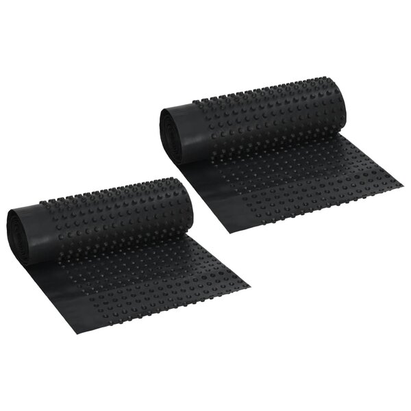 vidaXL Feuilles de drainage à fossettes 2 Pièces PEHD 400 g/m² 0 5 x 20 m