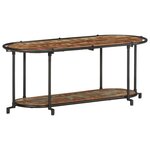 vidaXL Meuble TV 100x42x40 cm Bois massif de récupération