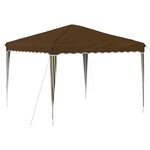 vidaXL Tente de fête pop-up 288 x 288 x 245 cm Taupe Tissu Oxford