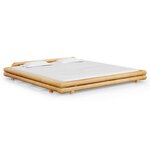 vidaXL Cadre de lit Bambou 200x200 cm