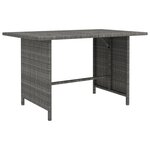 Salon de jardin meuble d'extérieur ensemble de mobilier 10 pièces avec coussins résine tressée gris 02_0015138