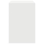 vidaXL Bureau d'écriture Blanc Panneau de particules 100 x 50 x 76 cm