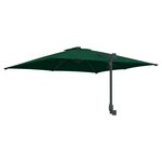 vidaXL Parasol de jardin Vert 248.5 x 247.5 x 160 cm tissu