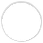 vidaXL Jupe de sapin de Noël blanc Ø56x23 cm plastique