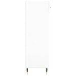 vidaXL Armoire à chaussures blanc 60x35x105 cm bois d'ingénierie