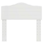 vidaXL Tête de lit Blanc Brillant 100 cm Bois d'ingénierie