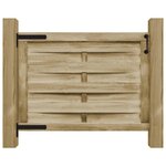 vidaXL Portillon de jardin Bois de pin imprégné 100x75 cm Vert