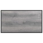 vidaXL Table de Jardin Gris 100 x 55 x 70 cm Acier et DPC