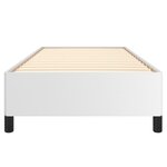 vidaXL Cadre de lit Blanc 80x200 cm Similicuir