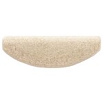 vidaXL Tapis d'escalier auto-adhésifs 15 Pièces Marron Clair