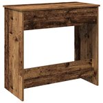 vidaXL Bureau style vieux bois 80x40x75 cm bois d'ingénierie
