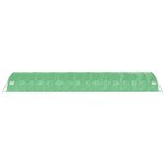 vidaXL Serre avec cadre en acier vert 80 m² 16x5x2 3 m
