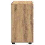 vidaXL Armoire de lavabo de salle de bain TULUM chêne artisanal
