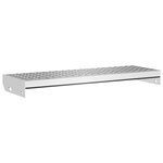vidaXL Escalier en caillebotis 70x24x7 cm acier galvanisé
