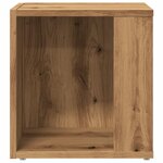 vidaXL Table d'appoint chêne artisanal 33x33x34 cm bois d'ingénierie
