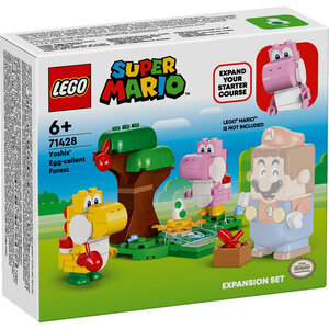 Ensemble de Figurines Yoshi Jaune et Yoshi Rose LEGO® Super Mario™ - 71428