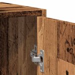 vidaXL Armoire lavabo de salle de bain vieux bois 60x33x60 cm